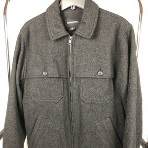Charcoal London Fog Pea Coat Size Medium